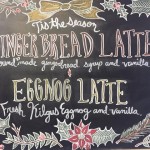 Coffee Hound Gingerbread and Eggnog Lattes